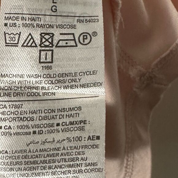 Old Navy T-Shirt Size LG Pinky Promise Relaxed Short Sleeve Rayon Top - Picture 7 of 8